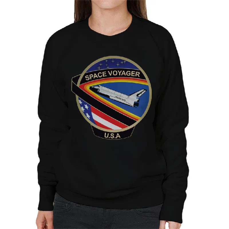 fashionable fitness sweatshirtNASA STS 61C Space Shuttle Columbia Mission Patch Women's Sweatshirt