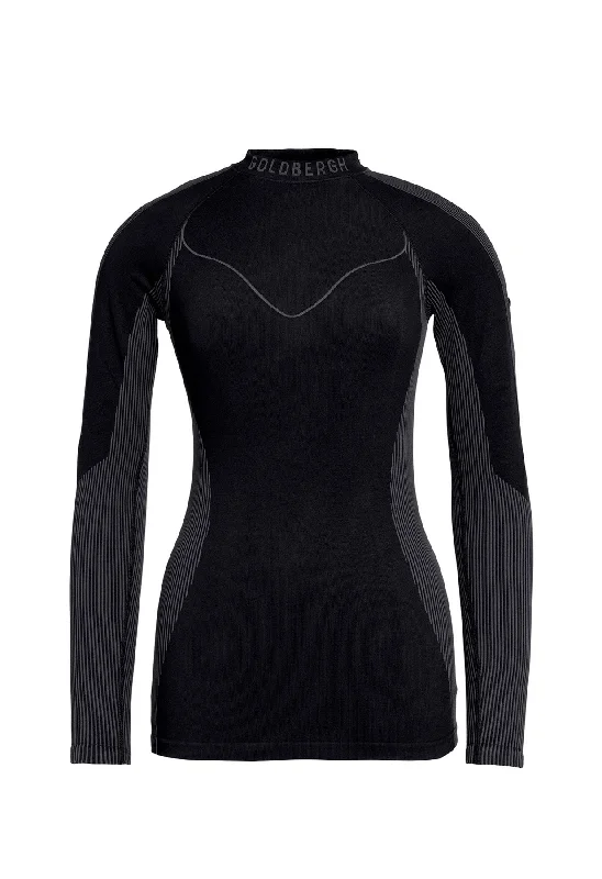 loose fit sports sweatshirtGoldbergh Fast Ski Thermal in Black