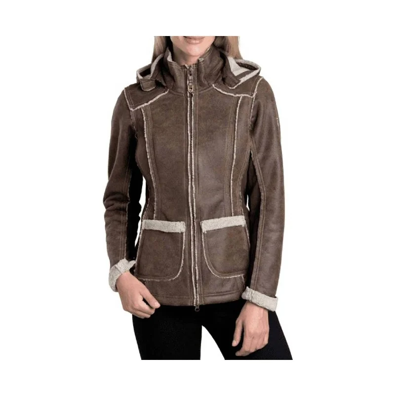 contemporary coatKuhl Women's Dani Sherpa Jacket - Oak