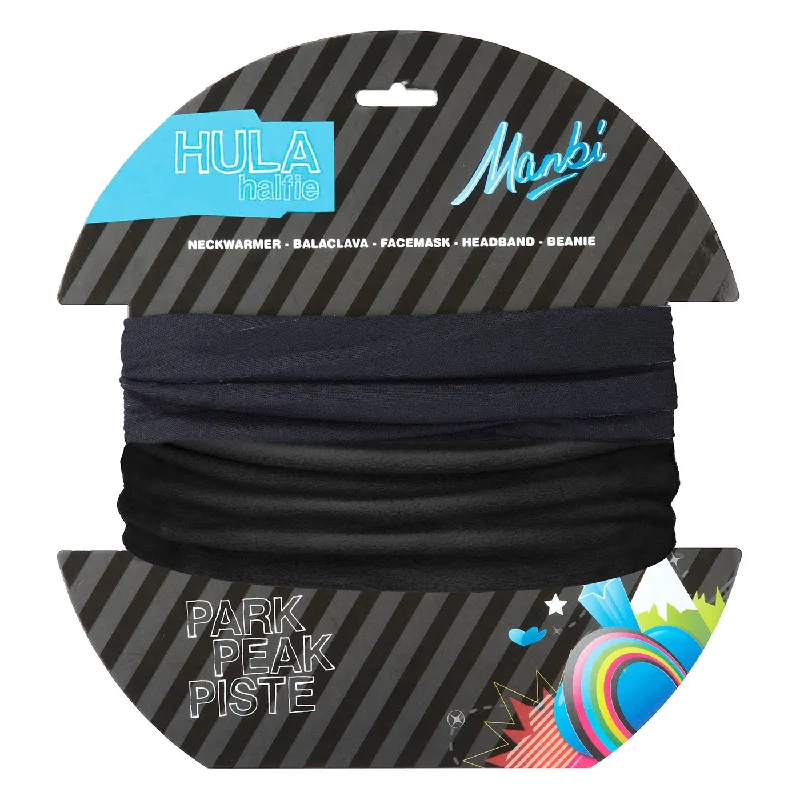 sleek workout sweatshirtManbi Hula Halfie Neckwarmer in Black