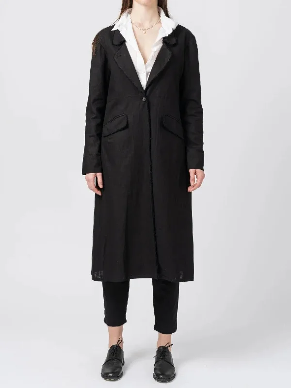 modern outerwearLINEN COAT