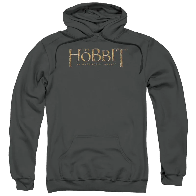 bold hoodie with logoHobbit Movie Trilogy, The Distressed Logo - Pullover Hoodie