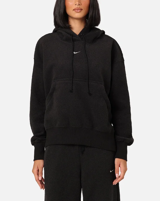 urban street hoodieNike Women's Sportswear Phoenix Plush Oversized Cosy Fleece Hoodie Black/Sail