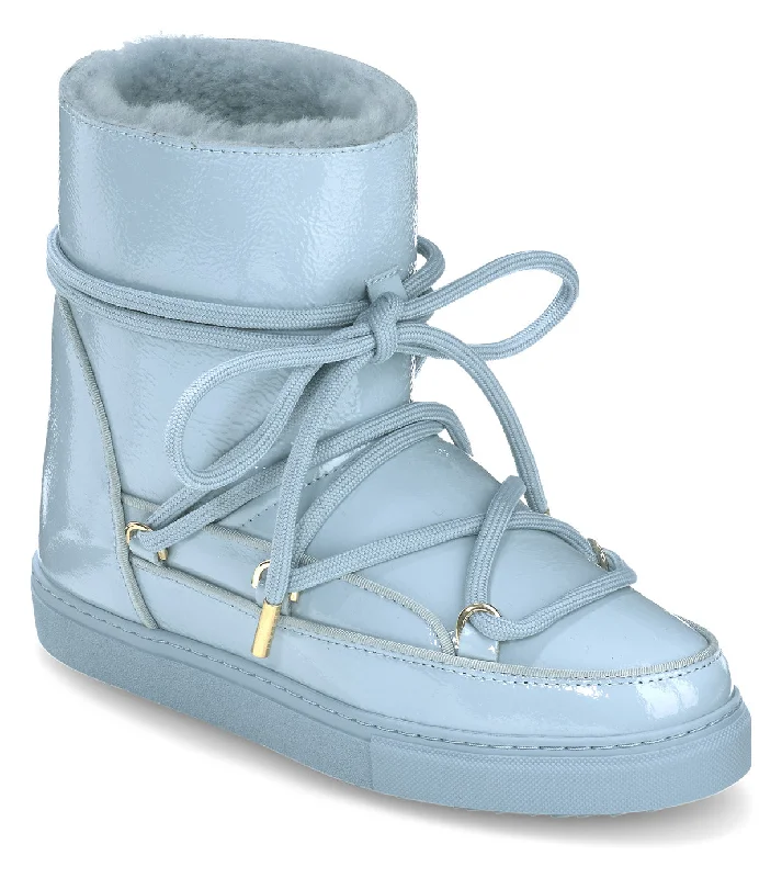 comfortable athletic sweatshirtInuikii Naplack Leather Wedge Boot in Blue