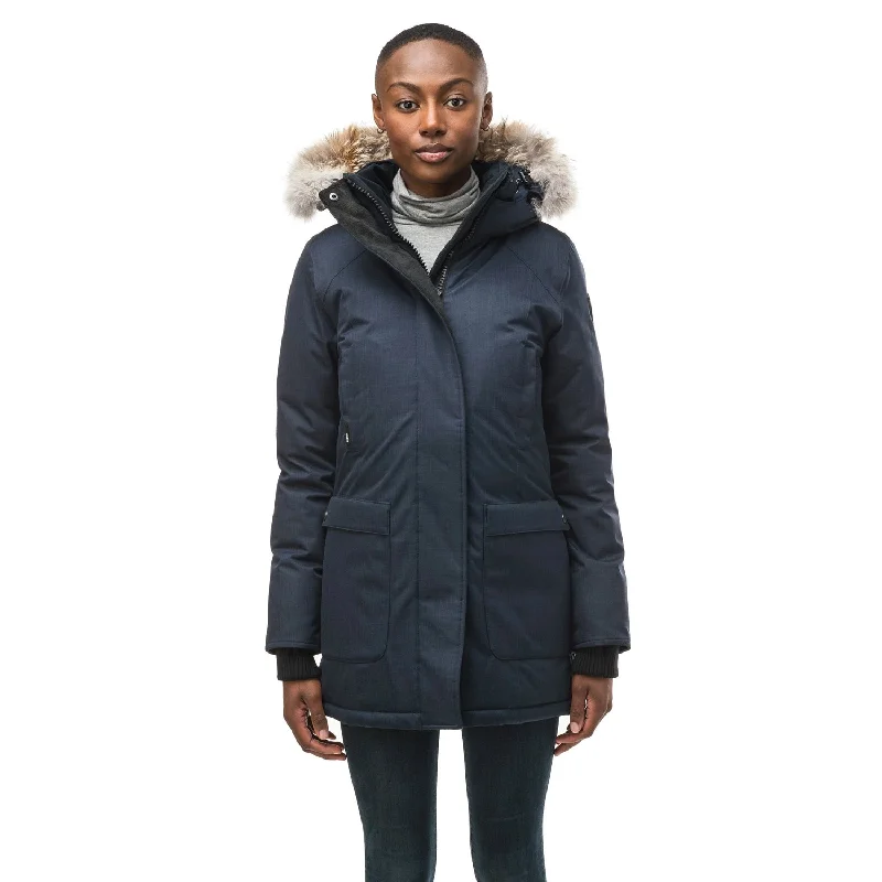 trendy casual outerwearCarla Women's Parka Navy