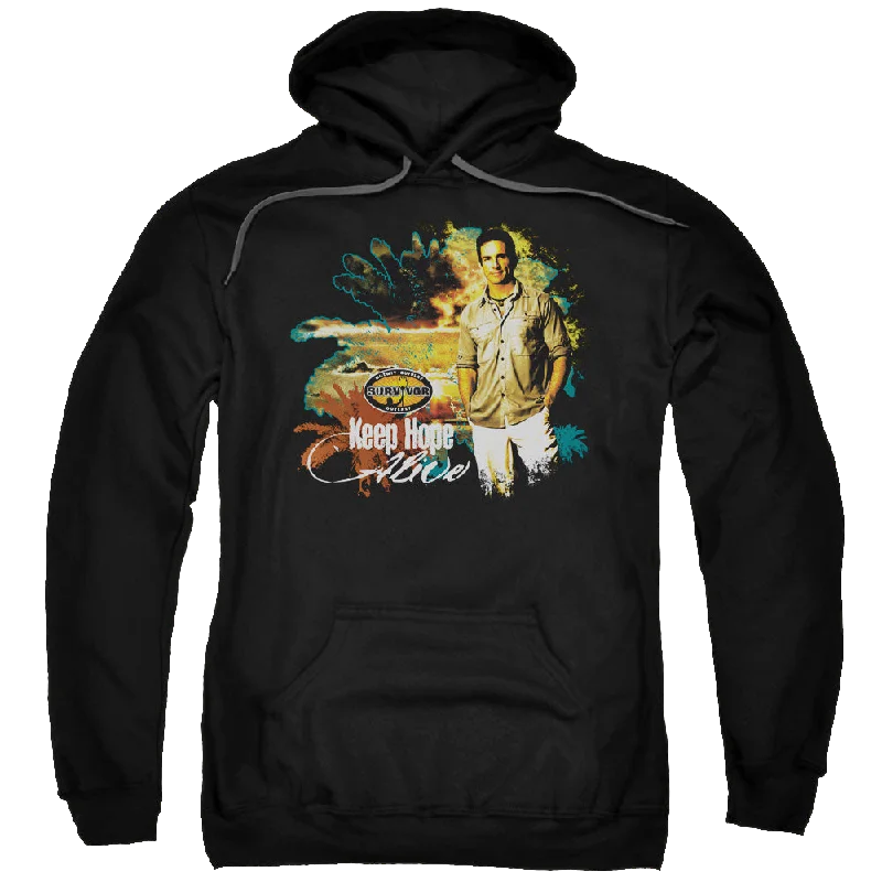 cozy hoodieSurvivor Keep Hope Alive - Pullover Hoodie