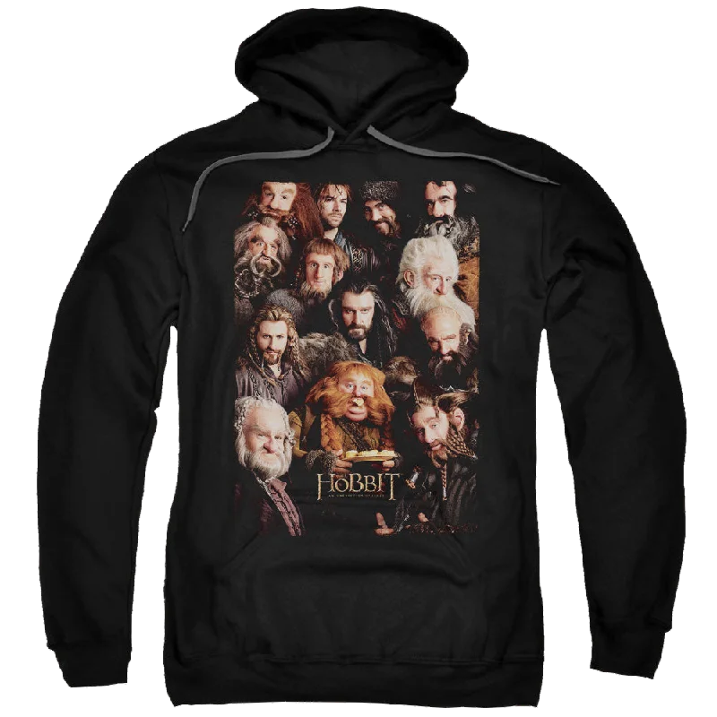 fitted hoodieHobbit Movie Trilogy, The Dwarves Poster - Pullover Hoodie