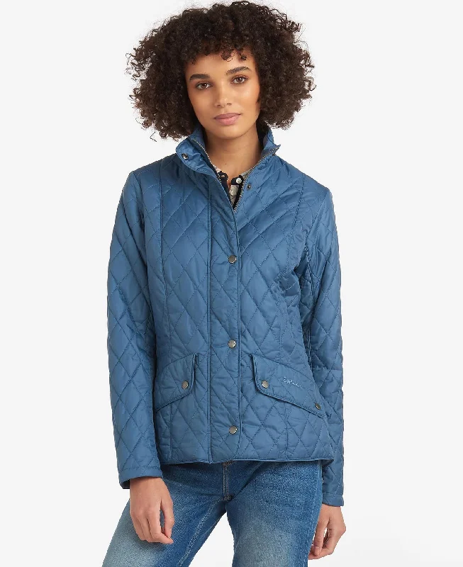 comfortable coatBarbour Cavalry Quilted Jacket China Blue