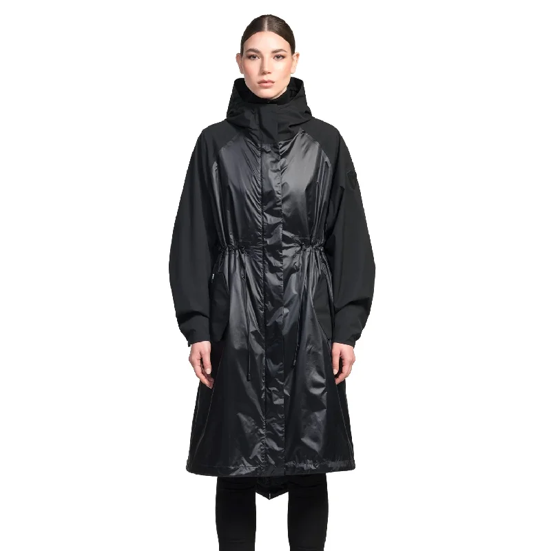 raincoatReyna Women's Packable Long Shell Jacket Black