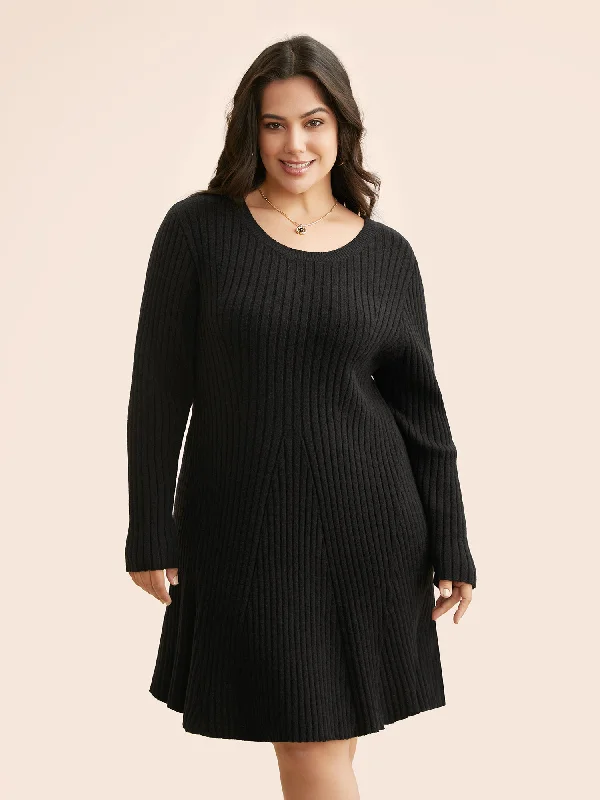 form-fitting dressSupersoft Essentials Pit Strip Wool Sweater Dress