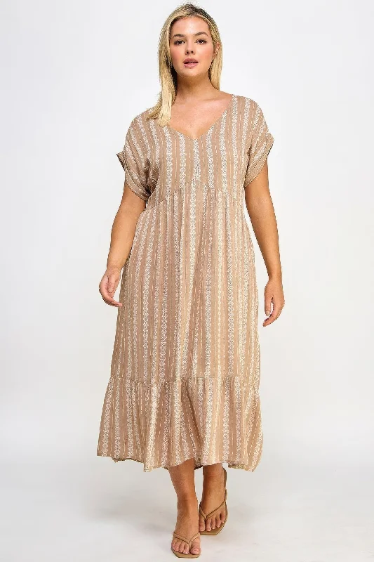 playful dressBoho Maxi Dress W/ Slip