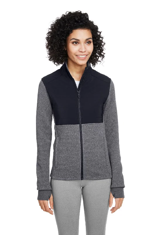 tailored coatSpyder Womens Pursuit Full Zip Jacket - Heather Black/Black