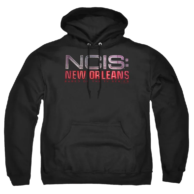 lightweight hooded sweatshirtNCIS New Orleans Neon Sign - Pullover Hoodie