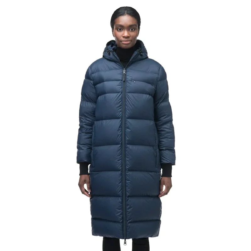 contemporary trench coatGibson Women's Reversible Oversized Puffer Marine