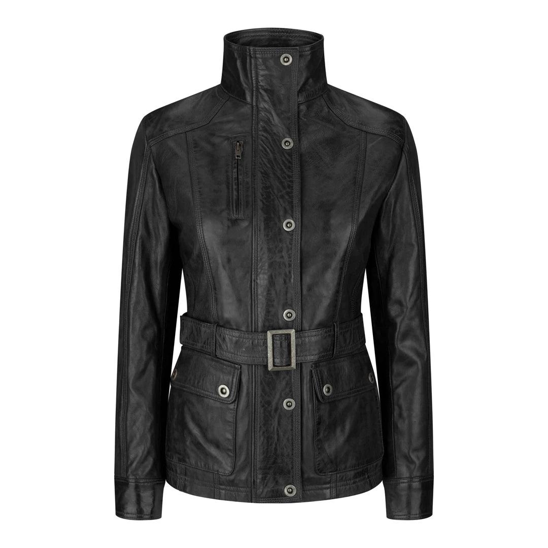 graphic coatLadies Women Real Leather Military Chinese Collar Slim Fit Black Jacket