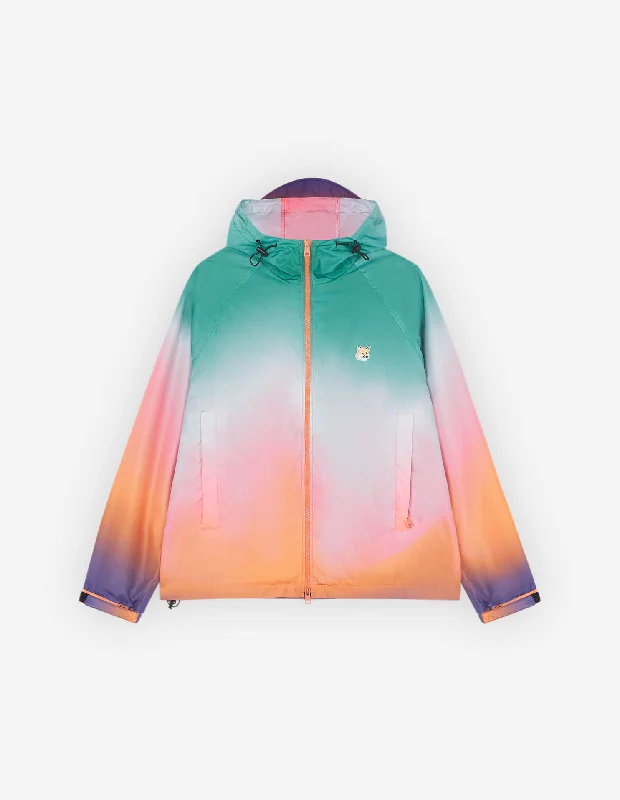 versatile coatTechnical Windbreaker Gradient Print