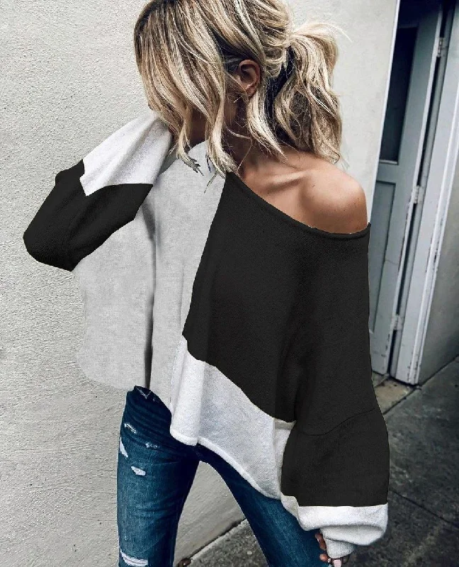 oversized sports sweatshirtTop Oversized  Women Sweatshirt