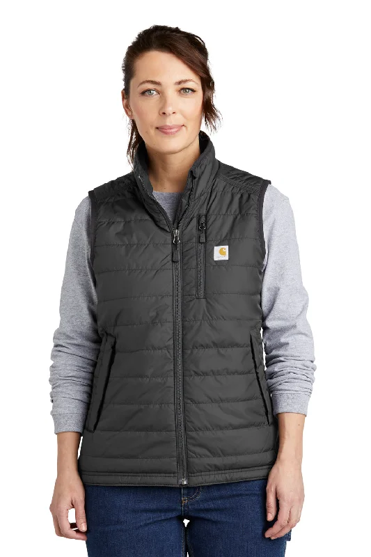 long-sleeve winter jacketCarhartt Womens Gilliam Wind & Water Resistant Full Zip Vest - Shadow Grey