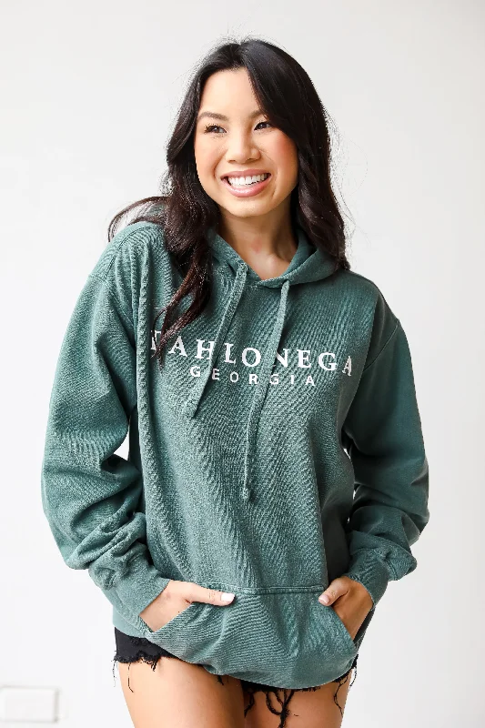 activewear hoodieTeal Dahlonega Georgia Hoodie