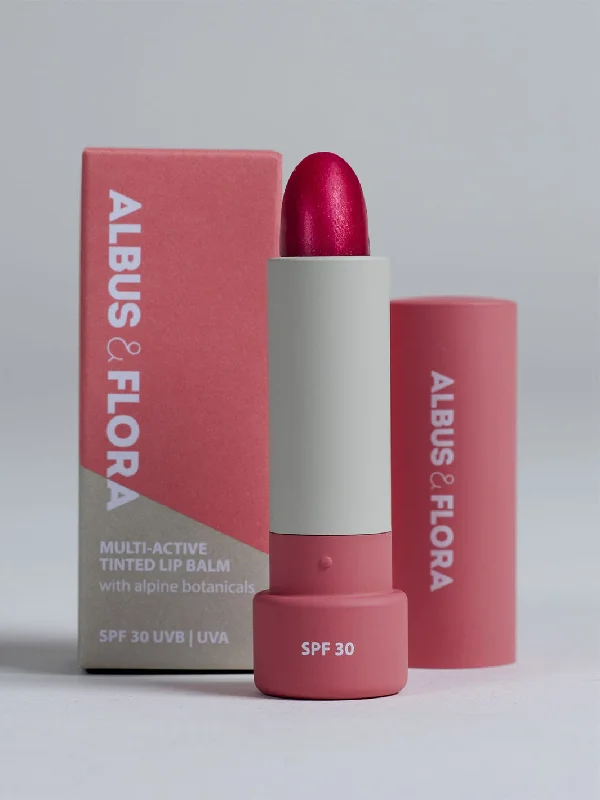 high-quality athletic sweatshirtAlbus & Flora Sheer Lip Balm in Snowberry Red