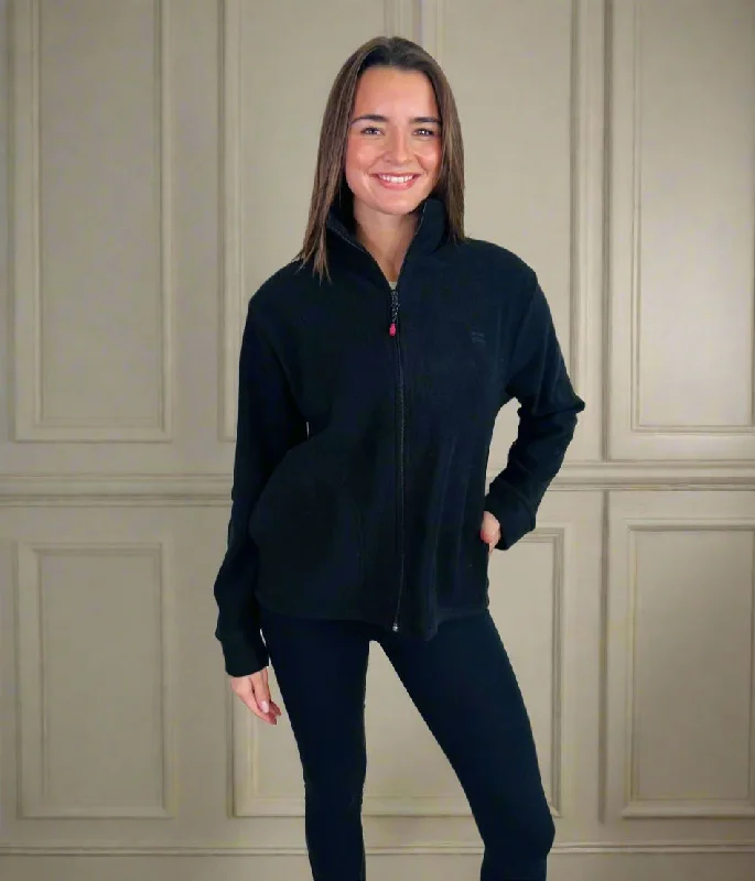 workout-ready hoodieBlack Polar Fleece Jacket