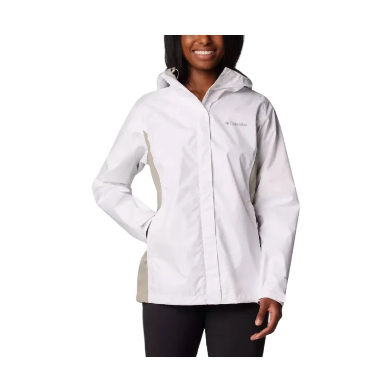 relaxed winter jacketColumbia Women's Arcadia II Jacket - White/Flint Grey