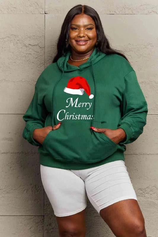 trendy fitness sweatshirtFull Size MERRY CHRISTMAS Hoodie Women Sweatshirt