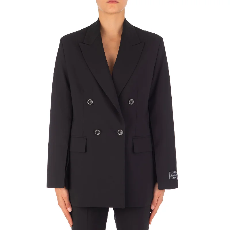 winter coatWomen's Wool Suiting Jacket Navy