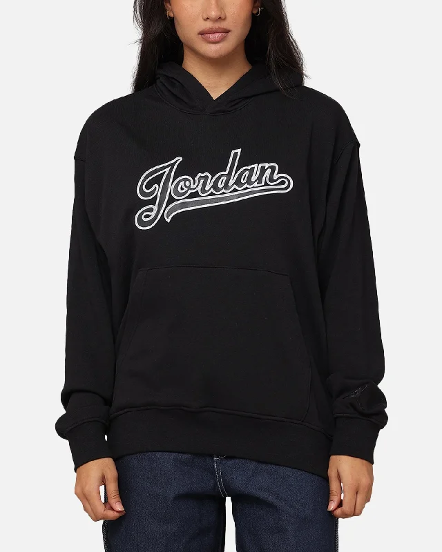 zip-up hoodie for gymJordan Flight MVP Fleece Pullover Hoodie Black