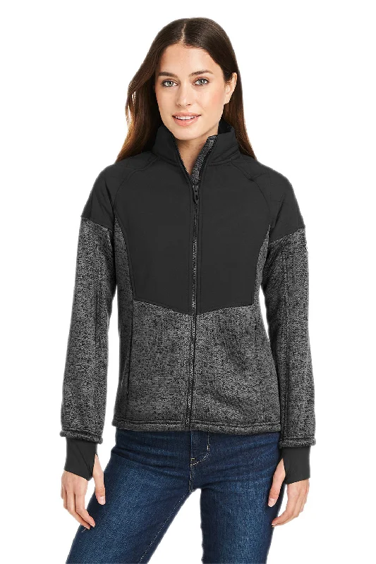 tailored blazer coatSpyder Womens Passage Full Zip Sweater Jacket - Polar Grey Powder/Black