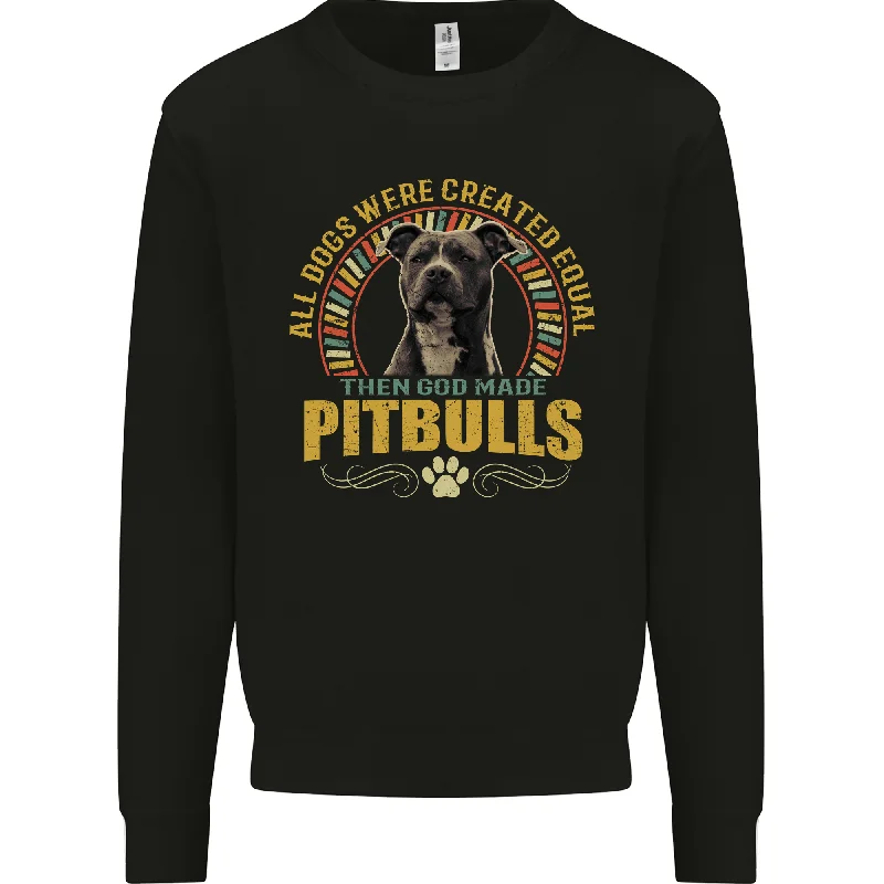 workout style hoodieA Pitbull Dog Mens Sweatshirt Jumper