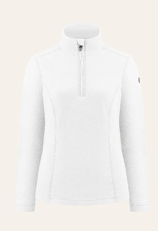 performance hoodie for gymPoivre Blanc Micro Fleece Sweater in White