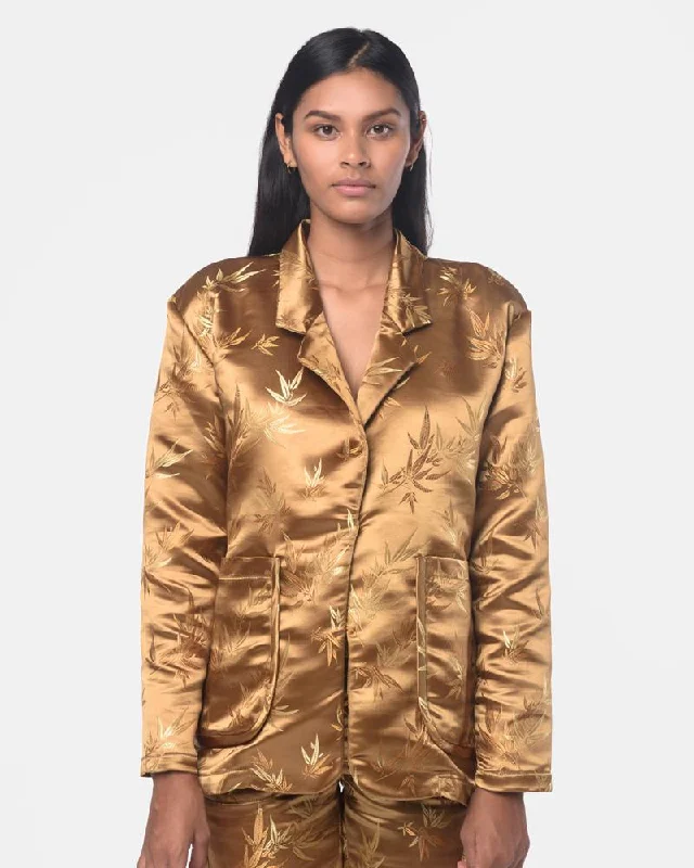 soft coatIndii Blazer in Prosperous Gold