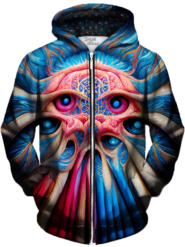 graphic hoodie with printCelebrations Of Spirits Unisex Zip-Up Hoodie