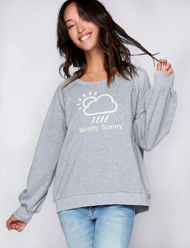 fashion gym hoodieMostly Sunny Sweatshirt