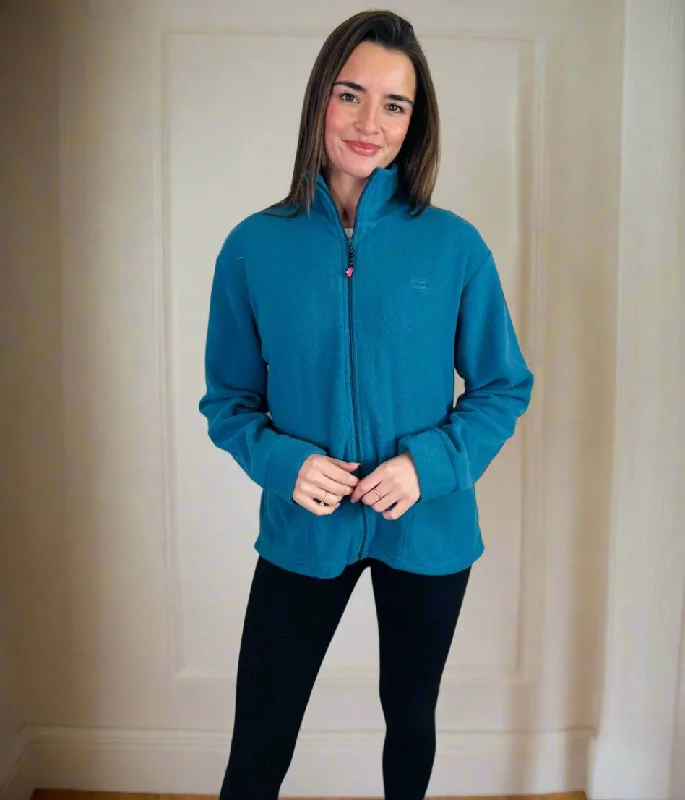 eco-friendly fitness hoodieTeal Polar Fleece Jacket