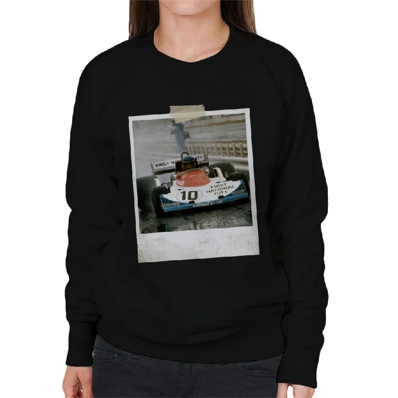 smooth fit athletic sweatshirtMotorsport Images Ronnie Peterson Ford 1976 Monza Women's Sweatshirt