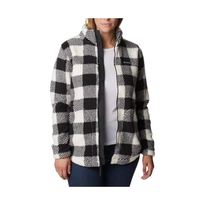 casual sports coatColumbia Women's West Bend Full Zip - Chalk Check Print - ONLINE STORE CREDIT/EXCHANGE ONLY