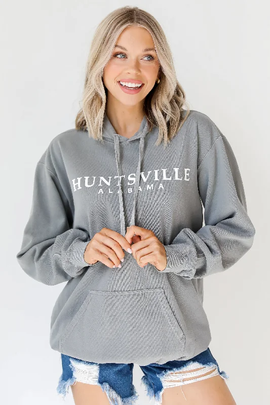 urban activewear hoodieGrey Huntsville Alabama Hoodie