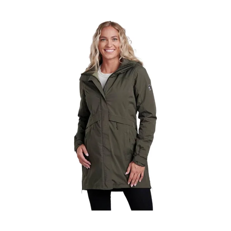 functional coatKuhl Women's Stretch Voyagr Insulated Jacket - Black Olive