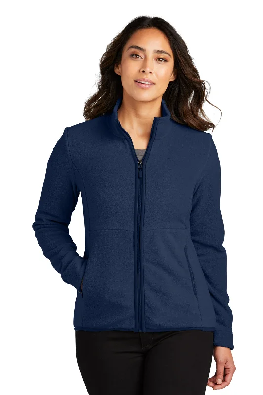 sporty jacketPort Authority Womens Connection Pill Resistant Fleece Full Zip Jacket - River Navy Blue