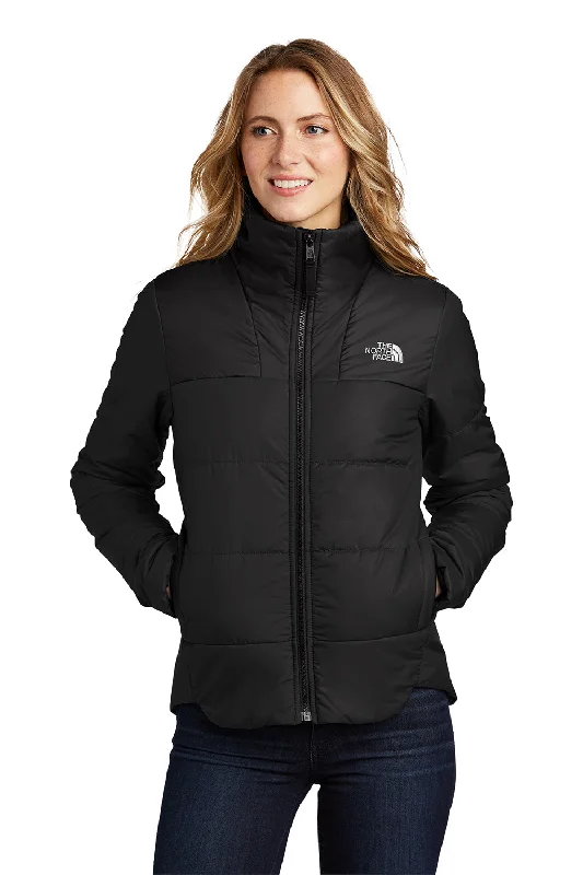 zip-up jacketThe North Face Womens Everyday Water Resistant Insulated Full Zip Jacket - Black