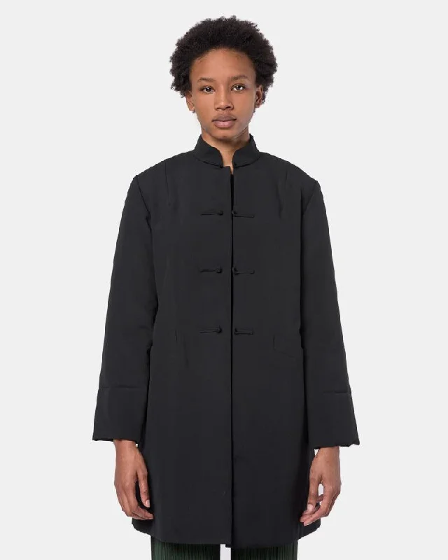 classic trench coatMandarin Jacket in Black