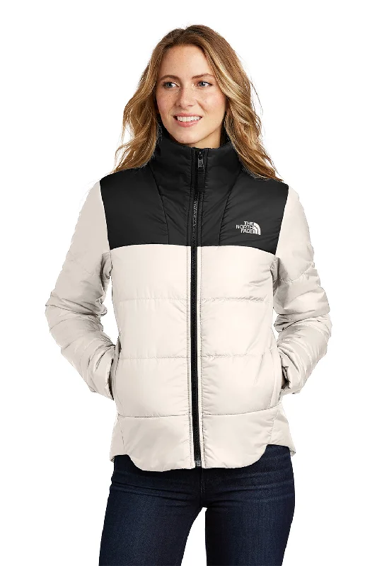 casual sports coatThe North Face Womens Everyday Water Resistant Insulated Full Zip Jacket - Vintage White