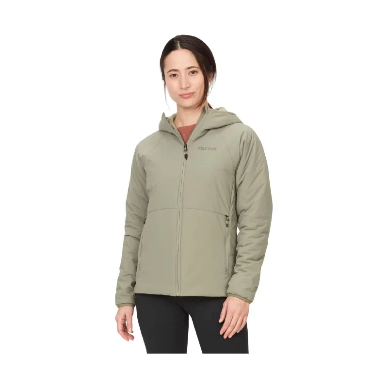 stylish peacoatMarmot Women's Novus Hoody Jacket - Vetiver FINAL SALE