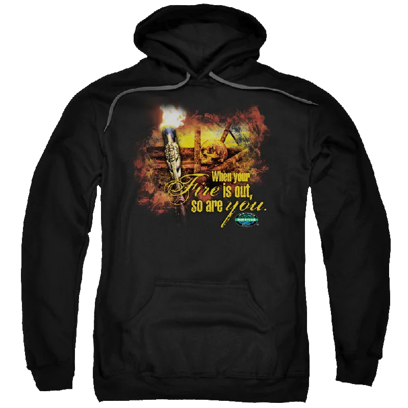 soft sports hoodieSurvivor Fires Out - Pullover Hoodie