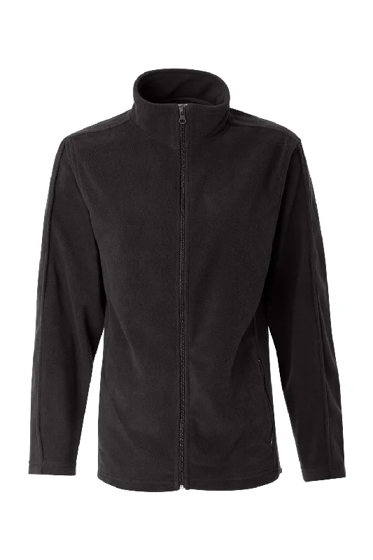 modern coatSierra Pacific Womens Pill Resistant Microfleece Full Zip Jacket - Onyx Black