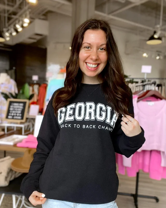 sleek gym hoodieGeorgia Back To Back Champs Sweatshirt