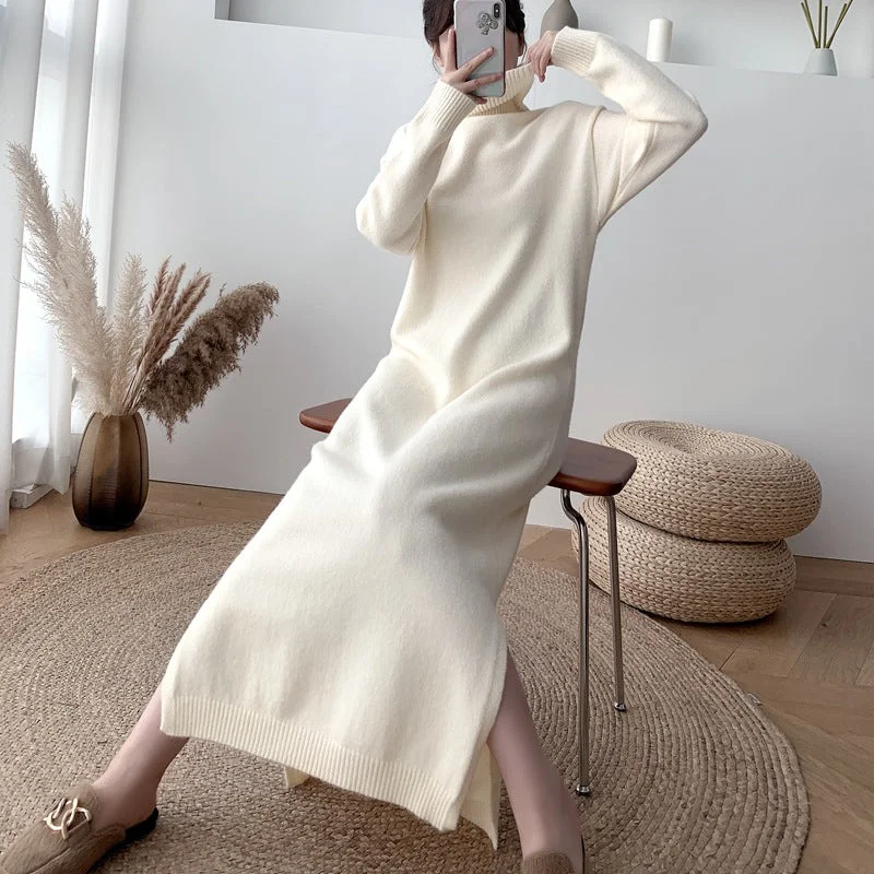 relaxed fit dressJulia Fashion - Women Knitted Dress