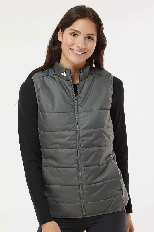 classic jacketAdidas Womens Full Zip Puffer Vest - Grey